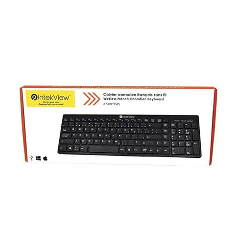 Intekview Wireless Slim Keyboard V.2 French Canadian