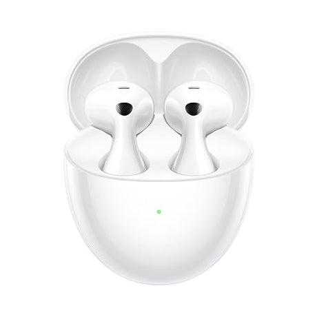 HUAWEI FreeBuds 6 Wireless Earbuds, Ear-Fitting Wearing, Dual-Driver True Sound, Stable & Clear Calls, Open-fit ANC, 36H Battery Life, IP54 Water-Resistant, iOS & Android, White Freebuds 6 White