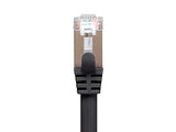 Monoprice Cat7 Ethernet Network Patch Cable - 3 feet - Black | 26AWG, Shielded, (S/FTP) - Entegrade Series Black 3 Feet