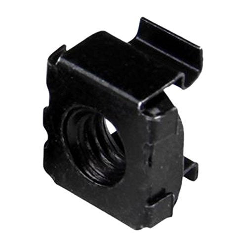 StarTech.com M5 Cage Nuts - 100 Pack, Black - M5 Mounting Cage Nuts for Server Rack & Cabinet (CABCAGENUT2B) 100-M5 Black Cage Nuts Nuts