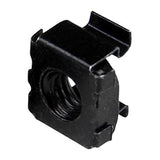 StarTech.com M5 Cage Nuts - 100 Pack, Black - M5 Mounting Cage Nuts for Server Rack & Cabinet (CABCAGENUT2B) 100-M5 Black Cage Nuts Nuts
