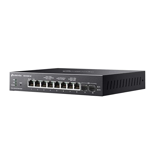 SG2210XMP-M2 Omada 8-Port 2.5GBASE-T and 2-Port 10GE SFP+ Smart Switch with 8-Port PoE+