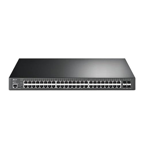 TP-Link TL-SG3452XP | 48 Port Gigabit L2+ Managed PoE Switch | 48 PoE+ Port @500W, 4 x 10G SFP+ Slots | PoE Recovery | Support Omada SDN | IPv6 & Static Routing
