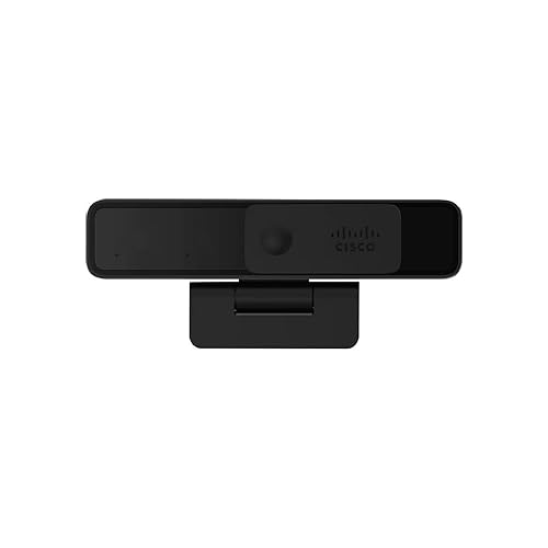 Cisco Desk HD 1920 x 1080 Webcam, 8 Megapixel, Black (CD-DSKCAMD-C-US)