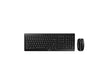 CHERRY Stream Desktop Recharge Keyboard and Mouse Wireless Combo (Black)
