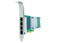 Axiom 7ZT7A00535-AX 10/100/1000MBS Quad Port RJ45 PCIE X4 NIC Card for Lenovo - 7ZT7A00535