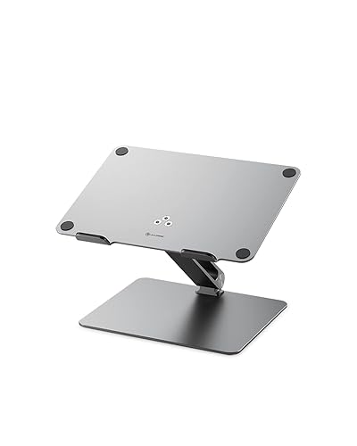 ALOGIC Elite Adjustable Laptop Stand, Ergonomic Riser Aluminium Design, Portable and Sturdy, Compatible with MacBook Pro, MacBook Air, Dell XPS, Chromebook and More.