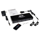 Tripp Lite 4x4 HDMI Matrix Switch for Video and Audio 1920x1200 at 60Hz / 1080p(B119-4X4), Black 4x4 Matrix