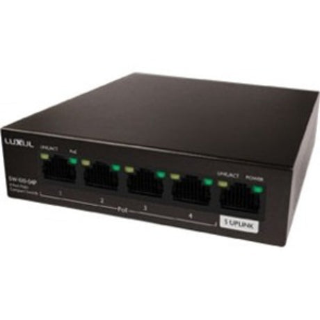 Luxul SW-100-04P 4-Port Gb PoE+ Switch W/ Uplink 58W