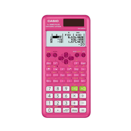 Casio FX-300 Scientific Calculator - Pink: ACT, SAT, AP Exam Approved