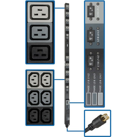 Tripp Lite PDU 3-Phase Basic 208/120V 8.6kW 36 C13