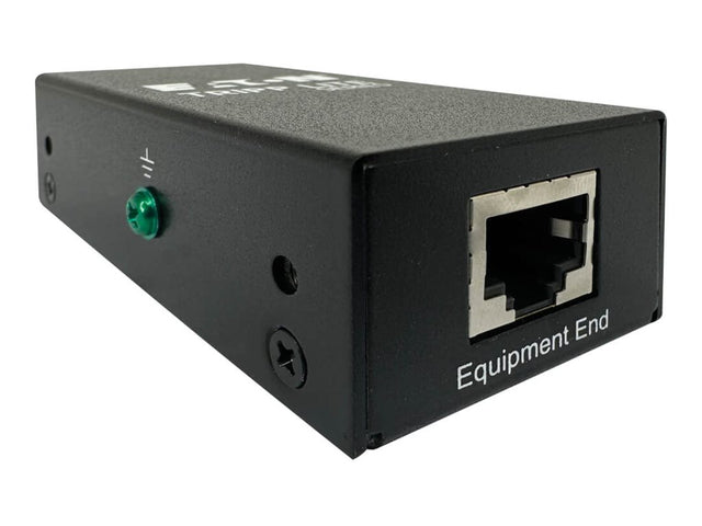Tripp-Lite Series B110-SP-POEC-10 In-Line PoE Surge Protector - Wireless Access Point, Camera - Black - RJ-45 - RJ-45 - 2 kA - Network, RJ-45, PoE, Ethernet, PoE++ - DIN Rail Mountable - TAA Compliant