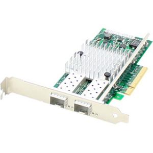 AddOn Dell® 430-4436 Comparable 10Gbs Dual Open SFP+ Port PCIe 2.0 x8 Network Interface Card w/PXE boot - PCI Express 2.0 x8 - Intel 82599 - 2 Port(s) - Optical Fiber - Multi-mode, Single-mode - 10GBase-X - Plug-in Card