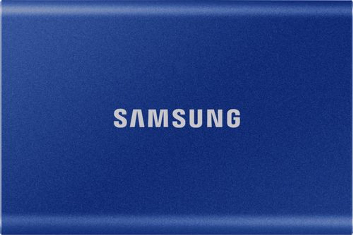 Samsung T7 Portable SSD 1TB USB 3.2 Gen 2 External Solid State Drive Up To 1050MB/s Read Speed - Blue