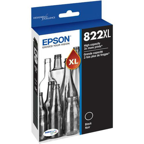 Epson 822XL Single Ink Cartridge - Black (T822XL120-CP)