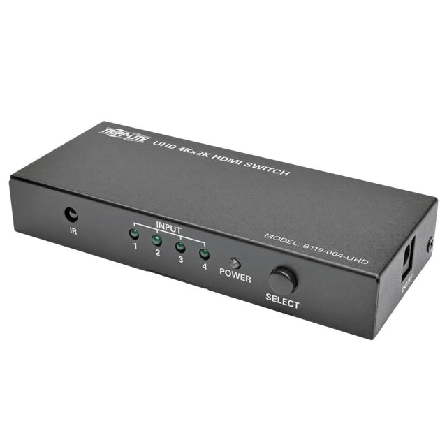Tripp Lite 4-Port HDMI Switch For Video & Audio 4K X 2K UHD 60 Hz W Remote