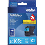 Brother LC105CS Super High Yield Ink Cartridge - Cyan