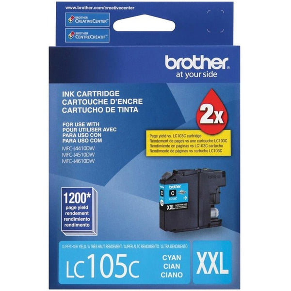 Brother LC105CS Super High Yield Ink Cartridge - Cyan