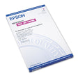 Epson Presentation Paper - Ledger/Tabloid - 11 X 17 - 27 Lb Basis Weight - Matte - 90 Brightness - 100 / Pack - White