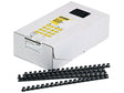 52326 Fellowes Plastic Comb Bindings, 1/2 Diameter, 90 Sheet Capacity, Black, 100 Combs/Pack