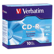 Verbatim 94760 700MB 52X Branded Slim Case CD-R