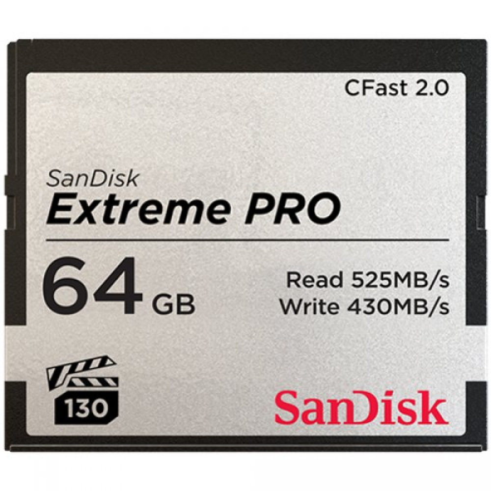 SanDisk 64GB CFast 2.0 Extreme Pro Memory Card