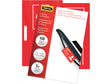 52016 Fellowes Glossy Pouches - ID Tag punched, 5 mil, 100 pack