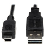 Tripp Lite 6ft USB 2.0 High Speed Cable Reversible A To 5Pin Mini B M/M
