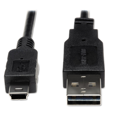 Tripp Lite 6ft USB 2.0 High Speed Cable Reversible A To 5Pin Mini B M/M