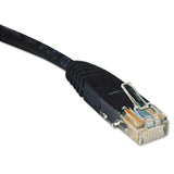 Tripp Lite CAT5e Molded Patch Cable, 25 Ft., Black