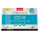 Maxell CD-R Discs 700 MB/80 Min 48x Spindle Silver 50/Pac