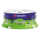 Verbatim CD-RW 12x 700 MB/80 Minute Disc 25-Pack Spindle