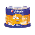 Verbatim AZO DVD-R 4.7GB 16X With Branded Surface - 50pk Spindle - 120mm - Single-layer Layers - 2 Hour Maximum Recording Time