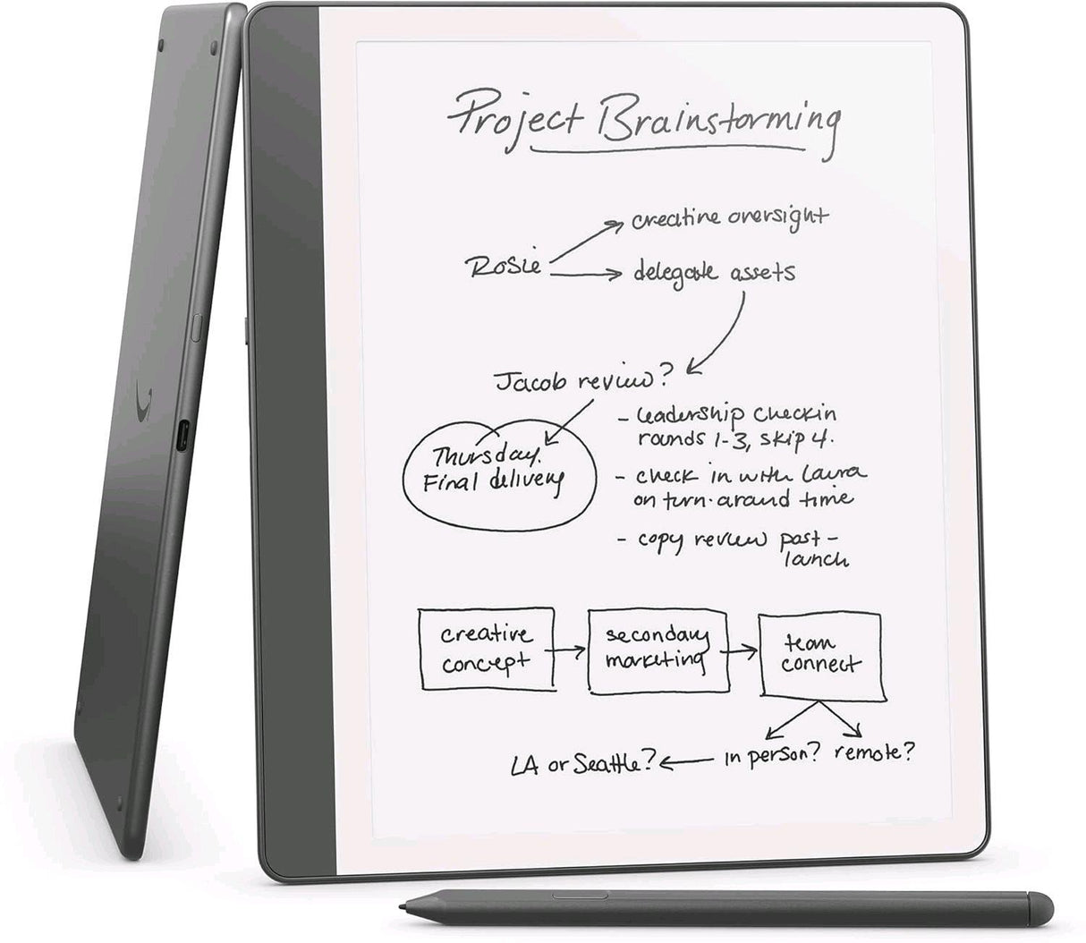 Amazon Kindle Scribe 32GB Premium Pen 2024 Tungsten