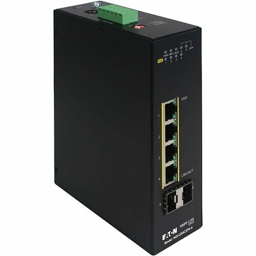 Eaton NGI-U04C2P4-4 Tripp Lite 4-Ports RJ-45 PoE+ Unmanaged Industrial Gigabit Ethernet Switch With 2-Ports SFP
