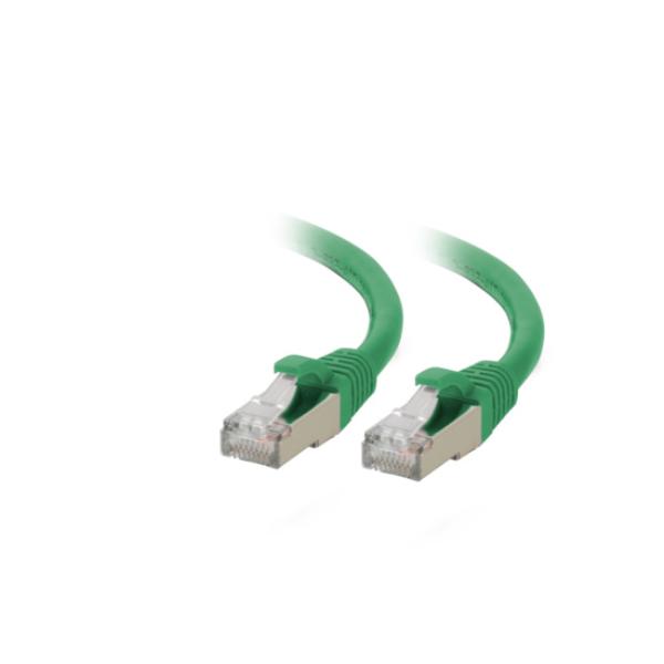 C2G 07357 10 Ft. CAT6A Snagless Shielded Ethernet Network Patch Cable, Green
