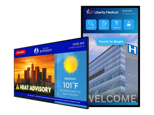 Planar 998-4233-00 86 In. UHD Direct-LED LCD Display Commercial Monitor - 700 Nits HDR