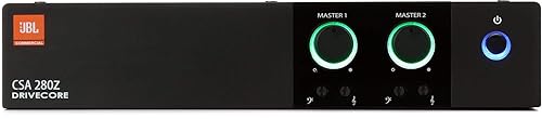 JBL CSA280Z Commercial Series Two-Channel 80W Power Amplifier 80-Watt Two-Channel