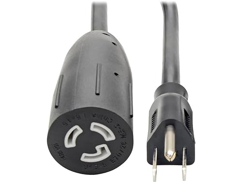 Tripp Lite 1ft Power Cord Extension Cable 5-15P To 5-15R Heavy Duty 15A 14AWG 1