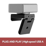 MP Mobile Pixels AI Camera, FHD 1080p Video Webcam, Noise Reduction Microphone,Auto Tracking and Auto Focusing, Widescreen HD Video Calling, for Skype, FaceTime,Hangouts,PC,MacBook,Laptop,Tablet