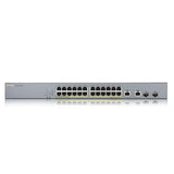 Zyxel 24-Port Gigabit Smart Managed PoE+ Switch with 375 Watt Budget and 2 Gigabit Combo Ports with Nebula Cloud Managment, Long Range PoE Switch [GS1350-26HP] Information Not Available