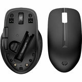 HP 435 Multi-Device Wireless Mouse (3B4Q5UT) - Wireless - 32.81 ft - Bluetooth/Radio Frequency - 2.40 GHz - USB Type A - 4000 dpi - Scroll Wheel - 5 Button(s) - 4 Programmable Button(s) - Symmetrical