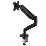 j5create Ergonomic Monitor Mount, Fully Adjustable Gas Spring Monitor Arm for 17 to 32 inch Screen, Integrated Cable Management, Comes with Clamp and Grommet Mount Options (JTSA101)
