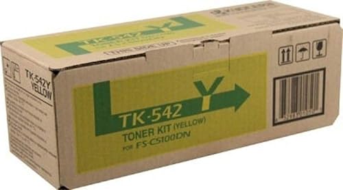 Kyocera TK-542Y Yellow Toner Cartridge 1T02HLAUS0 Genuine New Sealed Box