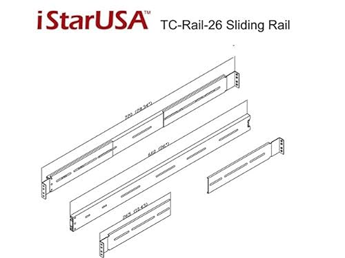 iStarUSA TC-RAIL-26 26-Inch Sliding Rail Kit for Most Rackmount Chassis