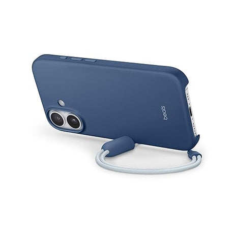 Beats iPhone 17 Kickstand Case with MagSafe & Camera Control, Built in Stand & Lanyard, Matte Finish with Microfibre Lining – Bedrock Blue iPhone 17 Kickstand Bedrock Blue