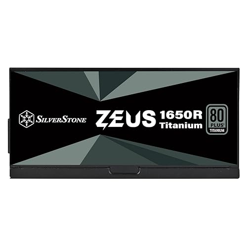 SilverStone Technology Zeus 1650R Titanium 80 Plus Titanium 1650W PCIe Gen5 / ATX 3.1 Power Supply, SST-ZU1650R-TM