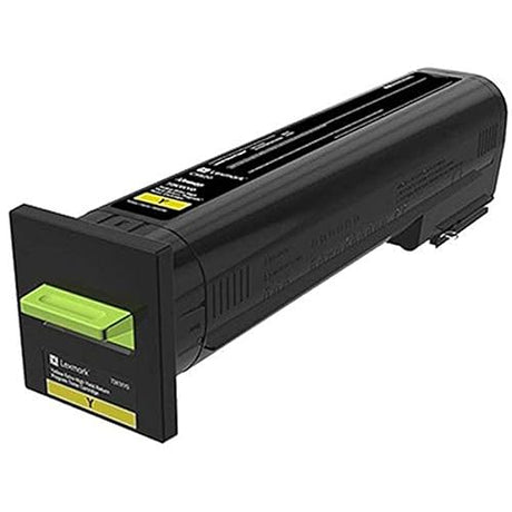 Lexmark Extra High Yield Yellow Return Program Toner Cartridge for US Government, 22000 Yield (72K0XYG)