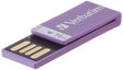 Verbatim 16GB Clip-it USB Flash Drive - Violet Violet 16GB