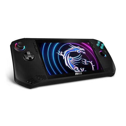 MSI Claw PC Gaming Handheld: Intel Ultra 7-155H, 7 FHD 120Hz Display, 16GB LPDDR5, 512GB NVMe SSD, MicroSD Card Reader, Thunderbolt 4, Win 11 Home: Black A1M-051US Ultra 7-155H 16 GB 512 GB